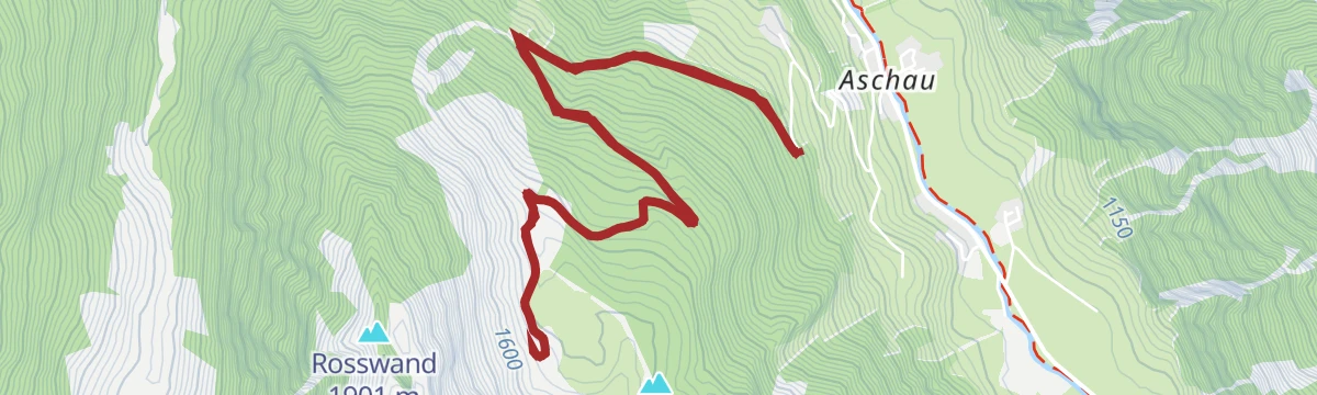 Route map: Hüttschlag: Hirschgrubenalm